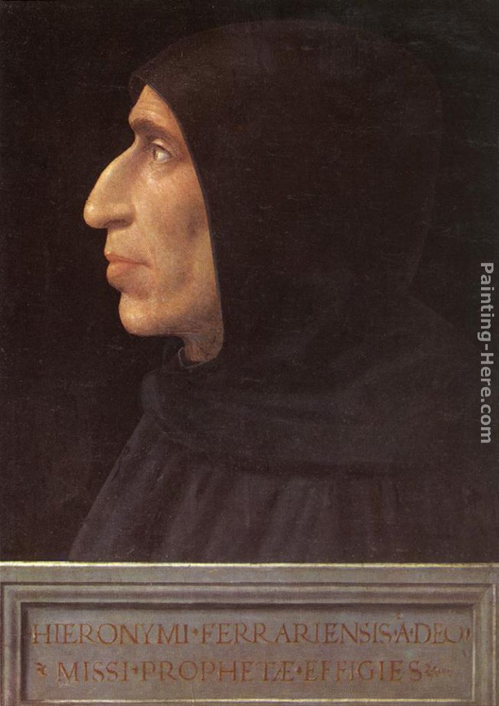 Portrait of Girolamo Savonarola painting - Fra Bartolommeo Portrait of Girolamo Savonarola art painting